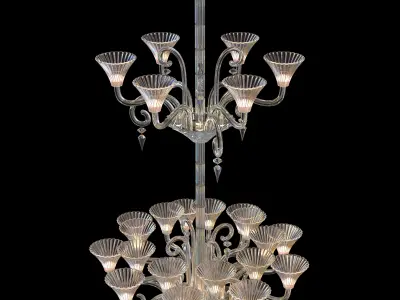 MILLE NUITS CHANDELIER 24L 3D model