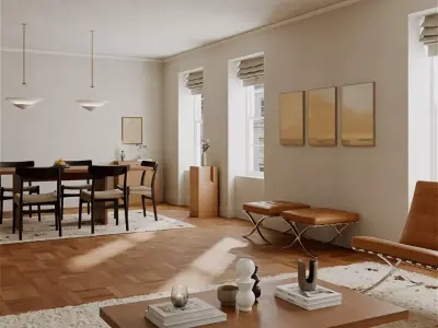 Blender Interior Bundle - 6 High Quality Interior Scene 3D model