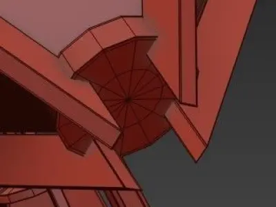 Harlow Dried Flowers 3D model