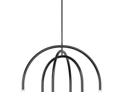 Arc Chandelier 3D Model 3D model