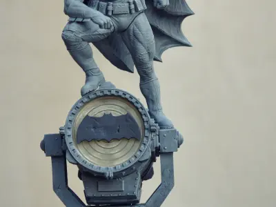 Batman on the Bat Signal Collectible  3D print model