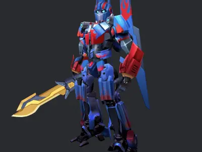 Transformers Low-poly 3D model
