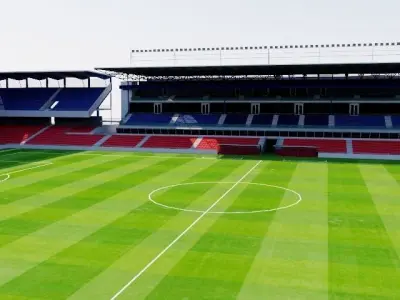 Generali Arena - Letna Stadium - Prague Low-poly 3D model