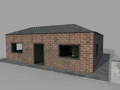 3D Houses house Low-poly 3D model