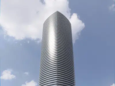 Parametric Building 1d4 3D model