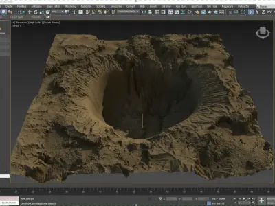 Tyflow Terrain in 3ds max e non solo 3D model
