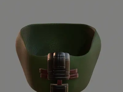 Gas mask helmet 3d model scifi Low-poly  Low-poly 3D model 206
