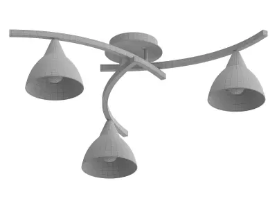 Lindby ceiling lamp Della 3D model