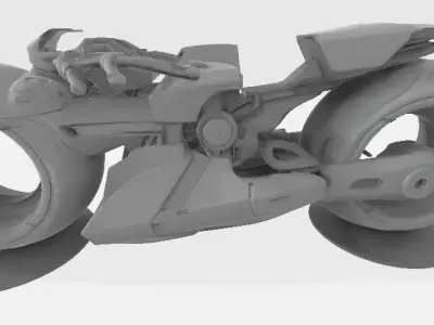 Light Cycle Tron Ares 3D print model