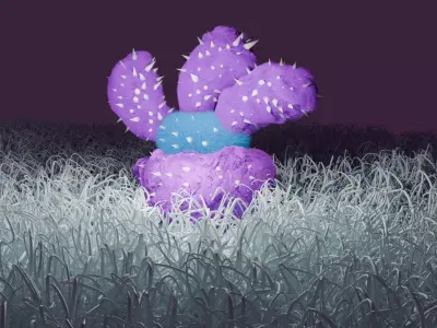 cactus3 3D print model