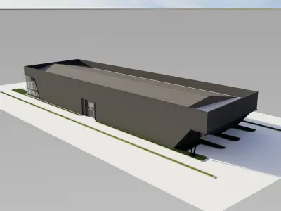 Warehouse Exterior 2 3D model