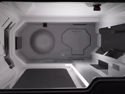 Room scifi4 3D model