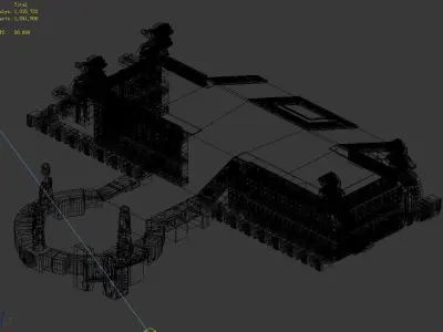 Egypt - Ruins - Platform 01 3D model