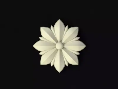 rosette dekor Free 3D model order