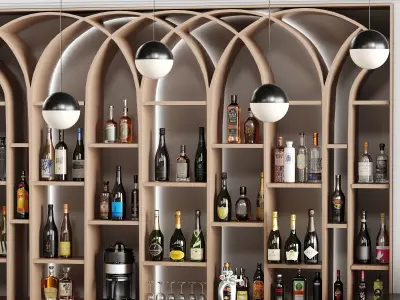 Bar 19 Hotel bar 3D model