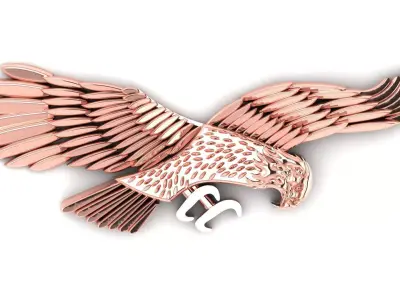 Eagle 3D print model 14