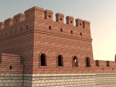 Great Wall Of China 3D model
