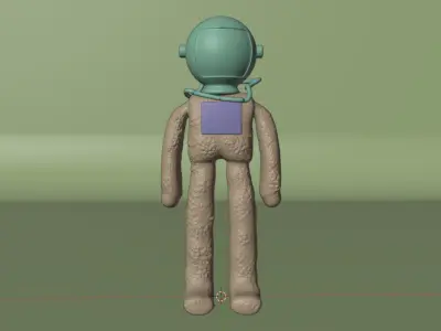 Astronaut 3D model order