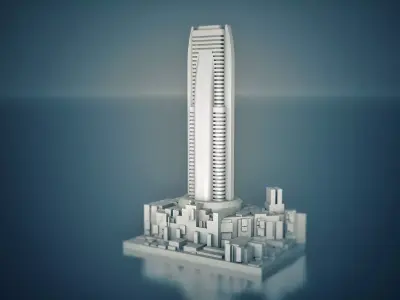 Sci-fi Diorama 3D print model