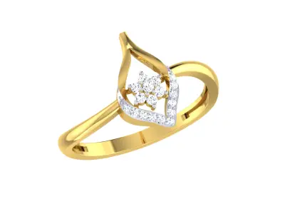 Women Ring  Render 3dm STL OBJ FBX Details 3D print model 282
