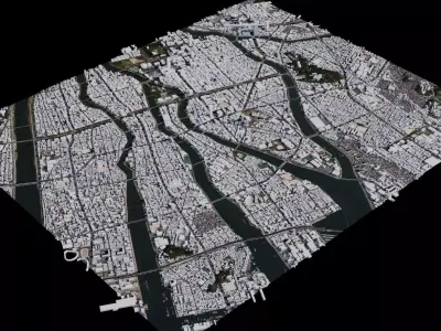 Hiroshima - Japan 3D model