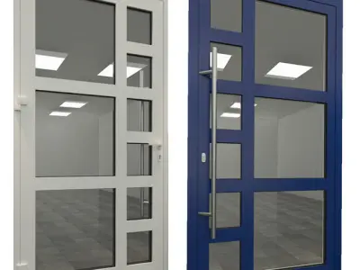 Aluminum Joinery Doors 3D model