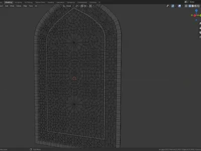 ornament windows 3D model