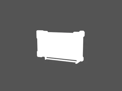 UHD High tech Graphical Interface v4 001 Low-poly 3D model