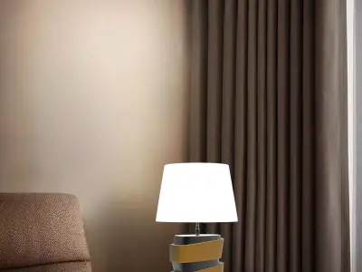 Table Lamp 3D print model 15
