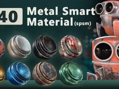 40 Metal Smart Material Texture