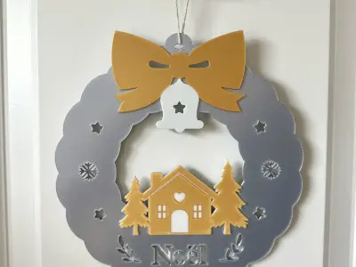 Christmas Wreath II 3D print model