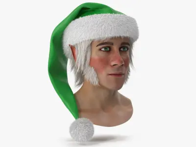  Christmas Elf Head 6 