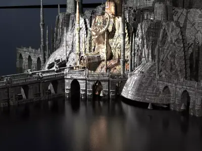 Covenant high Holy Temples Kitbash  3D model