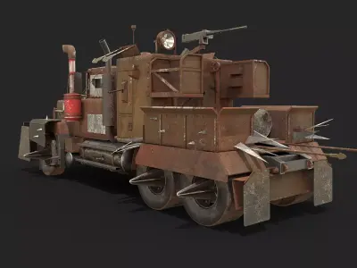 Post Apocalypse Truck 3D model