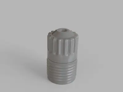 15 spin handle controllers Low-poly 3D model
