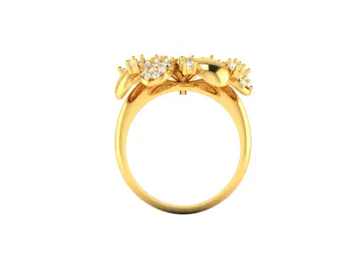 Women Ring  Render 3dm STL OBJ FBX Details 3D print model 324