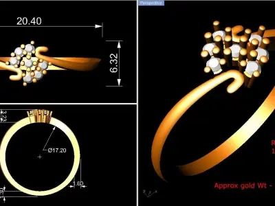 Ring - 1349 3D print model