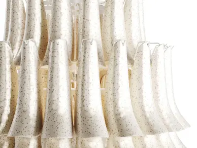 1st DIBS Murano Scavo Glass Selle Chandelier 3D model