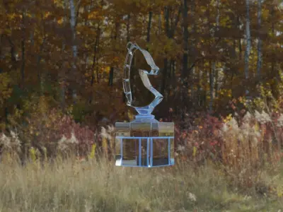 Squid Game Knight Chess Piece 3D model