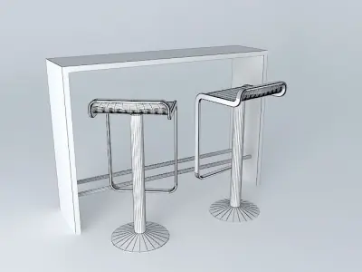 bar chair Free 3D model