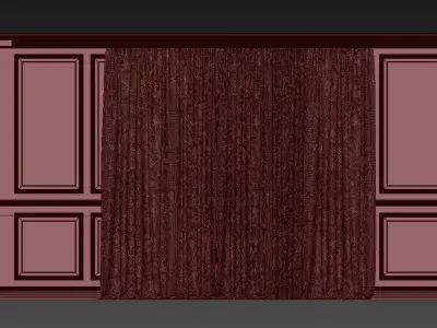 Curtain Set 296 3D model