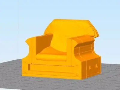 Mace Windu Jedi Council Chair 3D print model