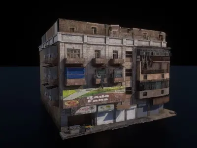 BURNSROAD GENERIC BUILDINGS 3D model