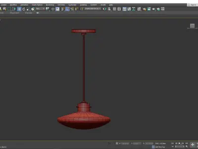 Nemo Style C Pendant Light Low-poly 3D model