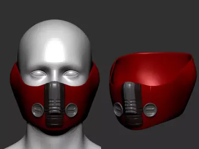 Gas mask helmet 3d model 3D model purchase