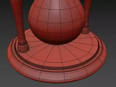 Hourglass Low-poly 3D model