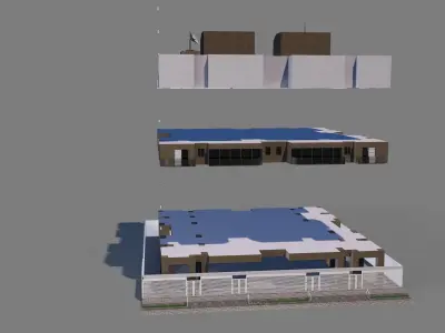 Residential Building dalle 025 3D model
