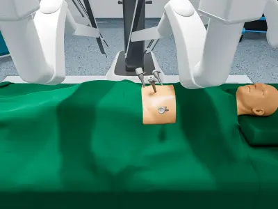 Hospital Robotic operating room  3D model