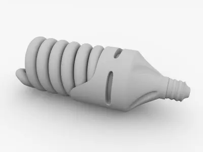 Spiral Bulb 3D model
