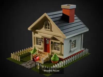 3D Cottage Collection 3D Model Pack